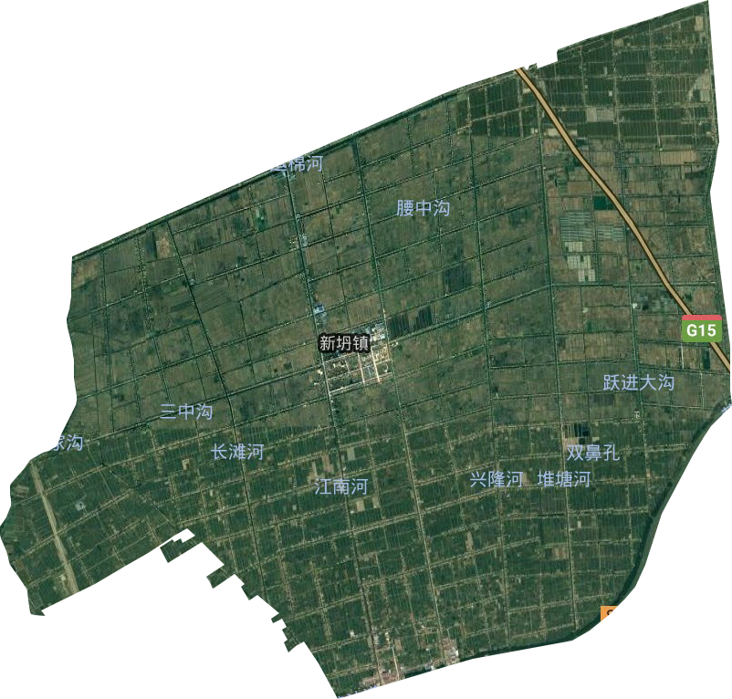 新坍鎮(zhèn)衛(wèi)星圖