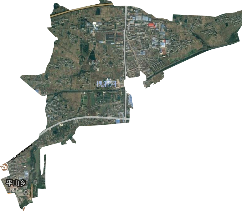 平山鄉(xiāng)衛(wèi)星圖