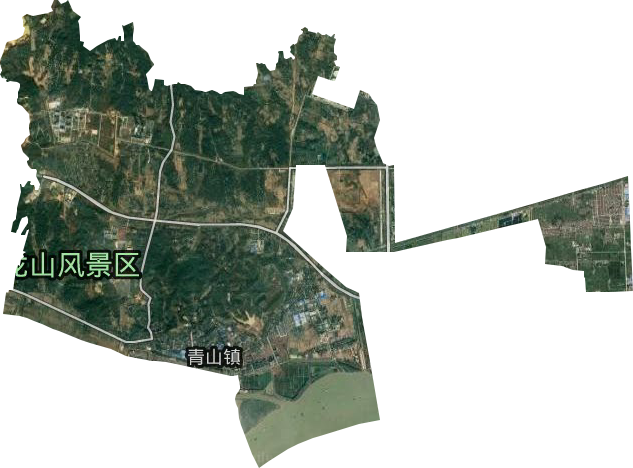 青山鎮衛星圖