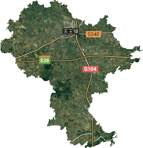天王鎮衛星圖