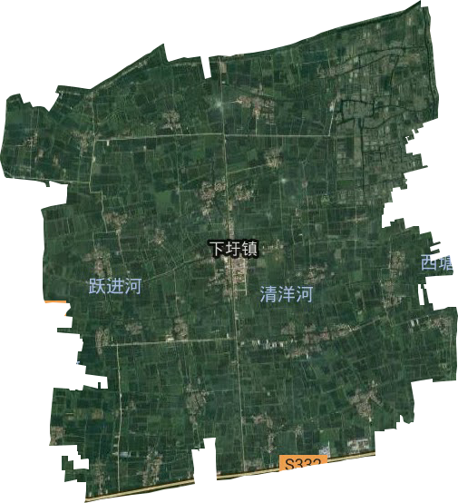 下圩鎮衛星圖