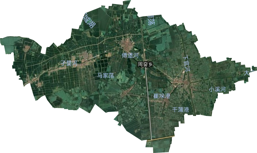 周奮鄉(xiāng)衛(wèi)星圖