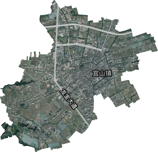 宜山鎮(zhèn)衛(wèi)星圖