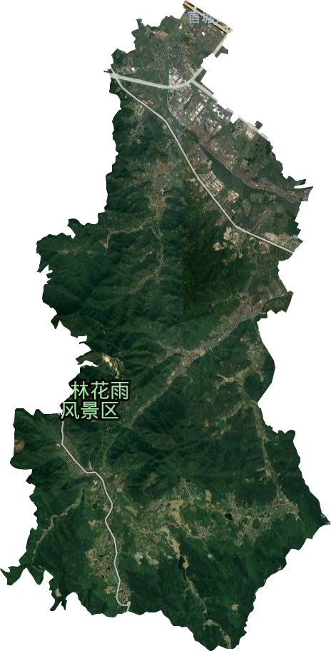 湖塘街道衛星圖