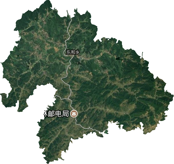 東和鄉衛星圖