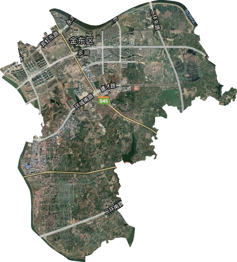 多湖街道衛星圖