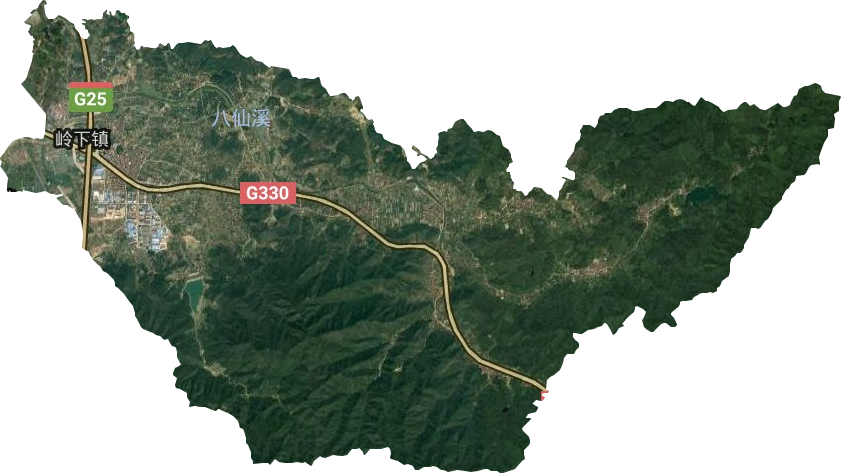嶺下鎮衛星圖