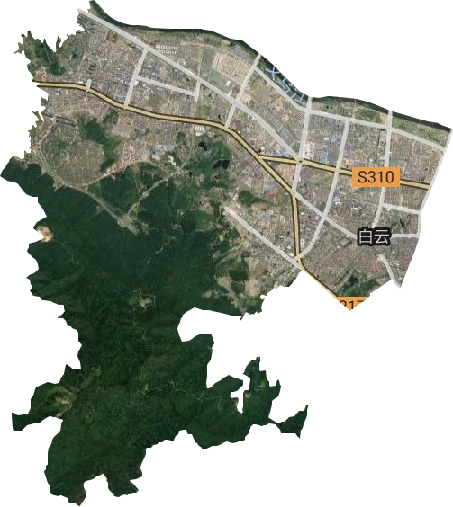 白云街道衛星圖