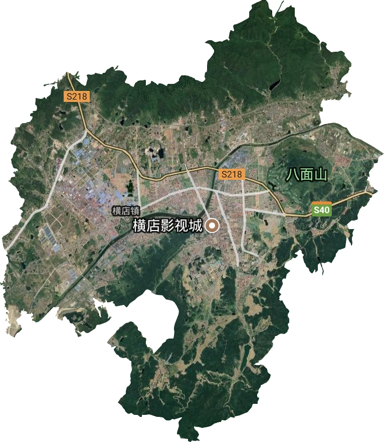 橫店鎮衛星圖