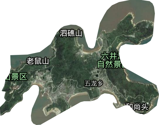五龍鄉衛星圖