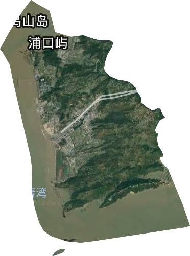 大麥嶼街道衛星圖
