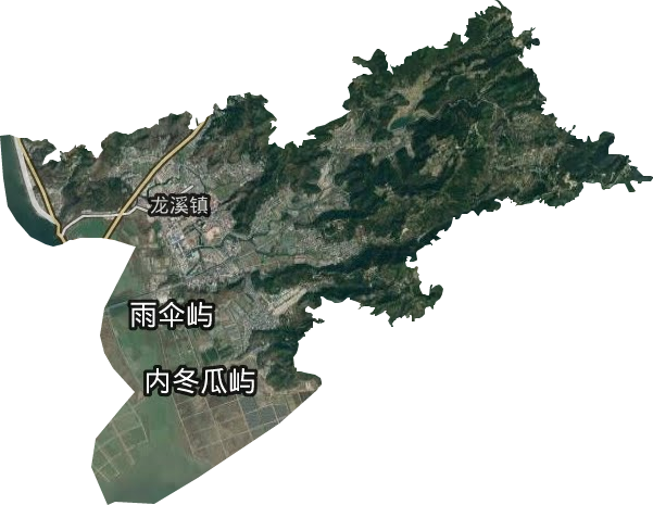 龍溪鄉衛星圖