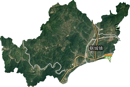 聯城街道衛星圖