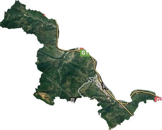 甌南街道衛星圖
