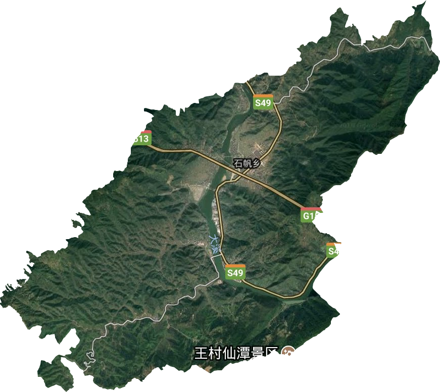 臘口鎮衛星圖