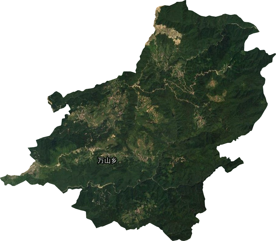 萬山鄉(xiāng)衛(wèi)星圖