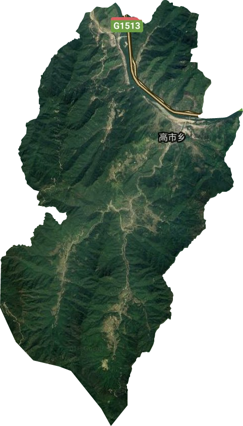 高市鄉衛星圖