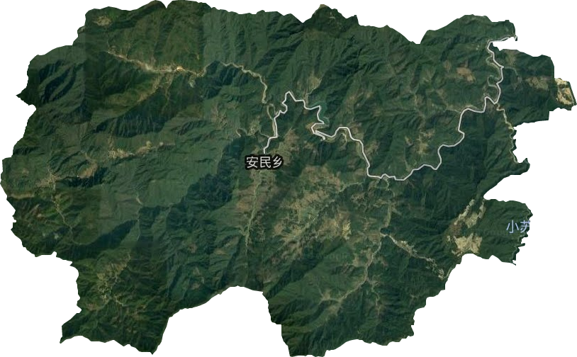 安民鄉衛星圖