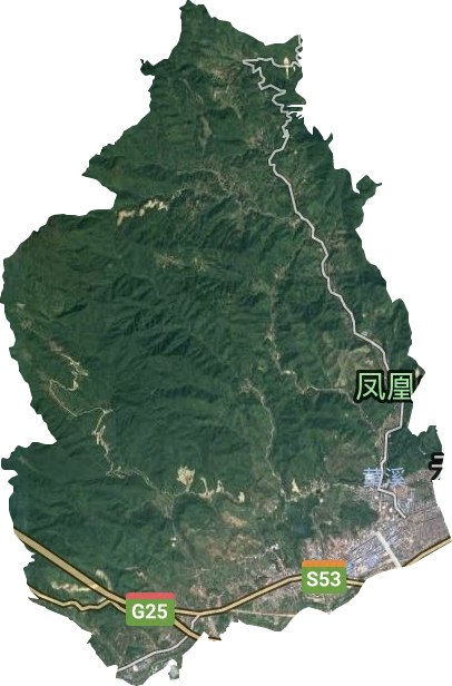 鳳凰山街道衛(wèi)星圖