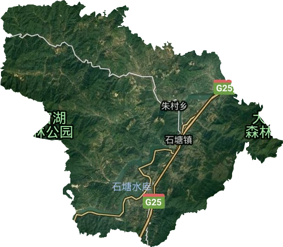 石塘鎮衛星圖