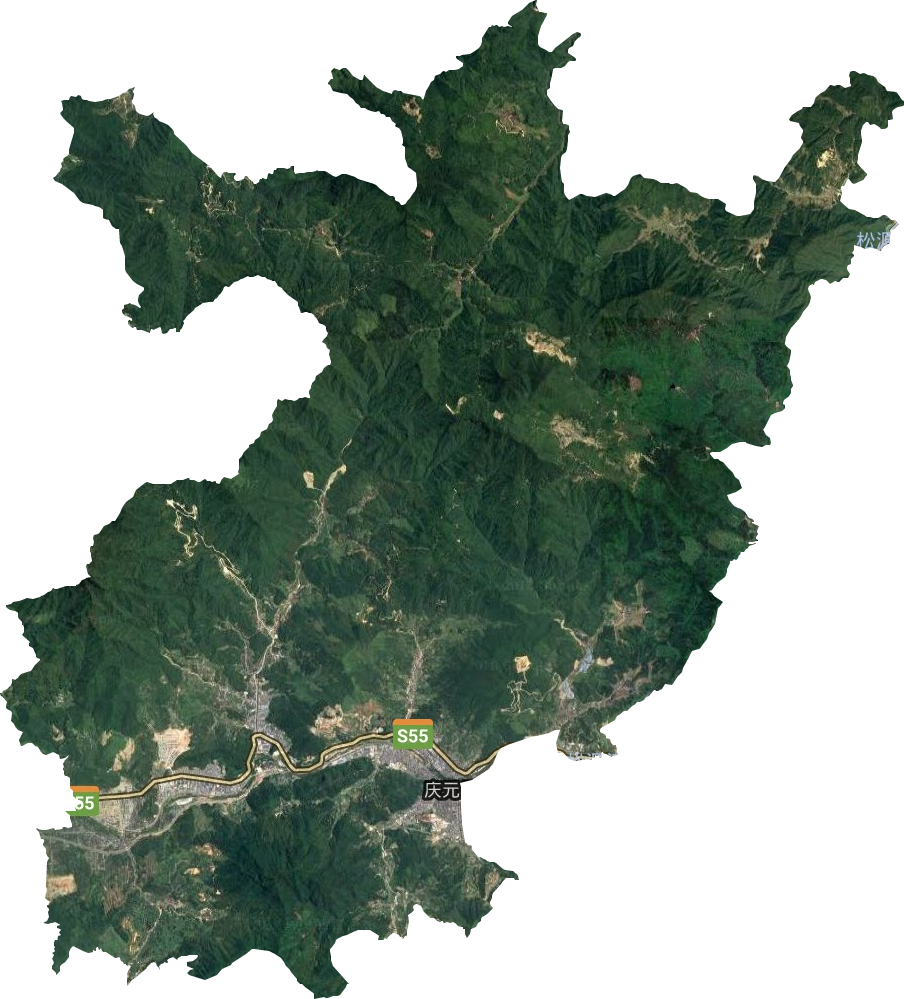 松源街道衛星圖