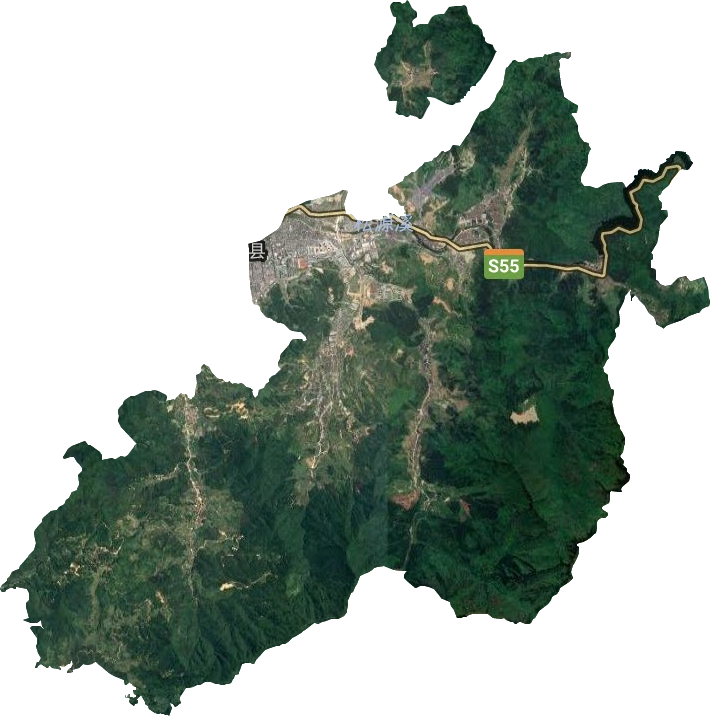 濛洲街道衛星圖