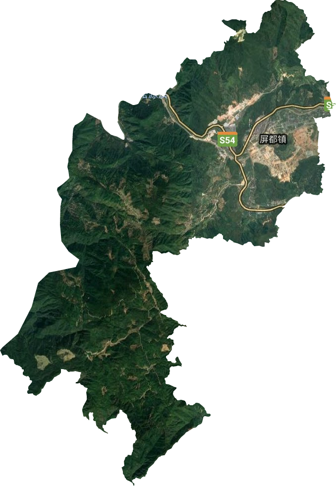 屏都街道衛星圖