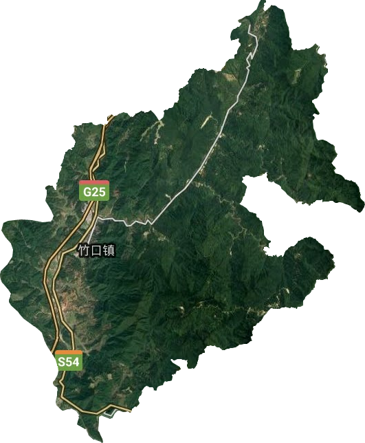 竹口鎮(zhèn)衛(wèi)星圖
