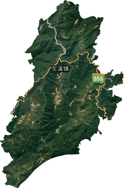 左溪鎮衛星圖