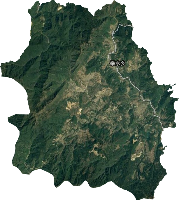 舉水鄉衛星圖