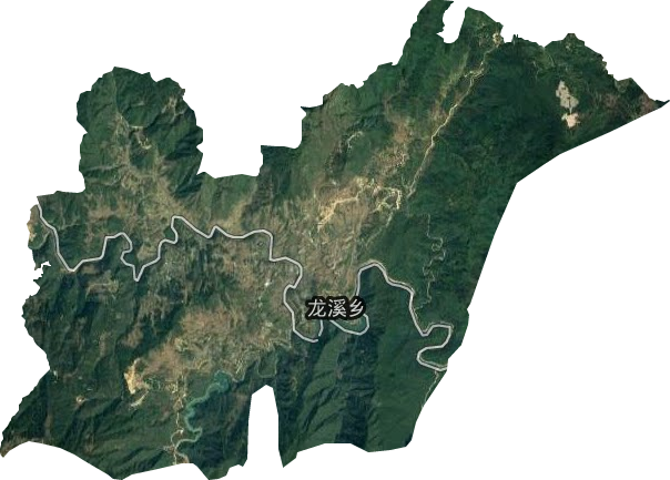 龍溪鄉衛星圖