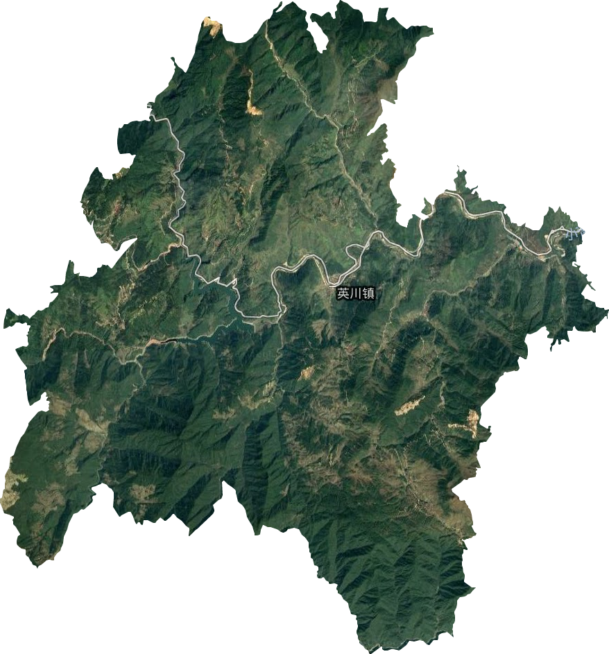 英川鎮衛星圖