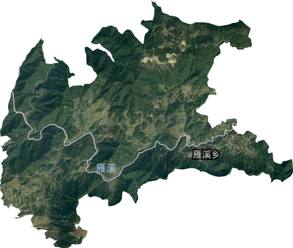 雁溪鄉(xiāng)衛(wèi)星圖