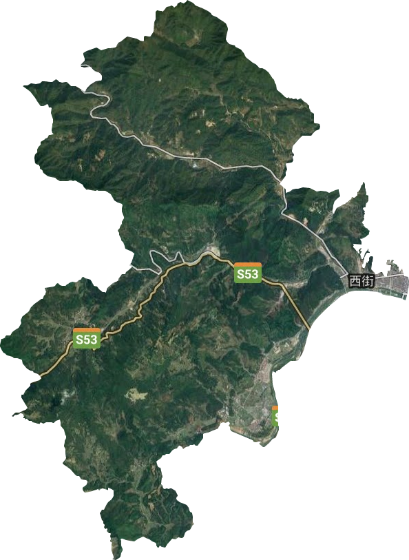 西街街道衛星圖