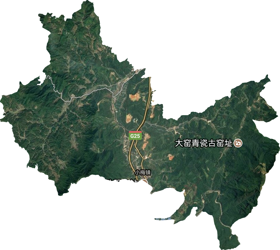 小梅鎮衛星圖
