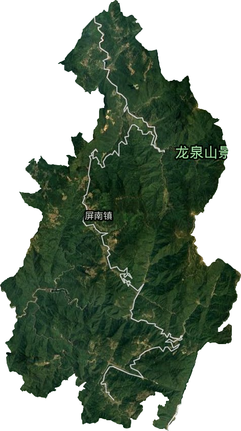 屏南鎮衛星圖