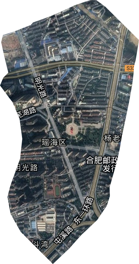 明光路街道衛星圖