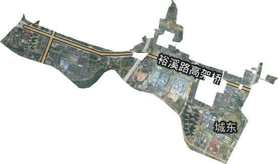 城東街道衛星圖