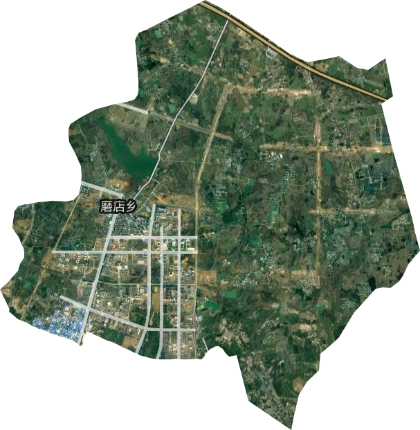 磨店鄉衛星圖