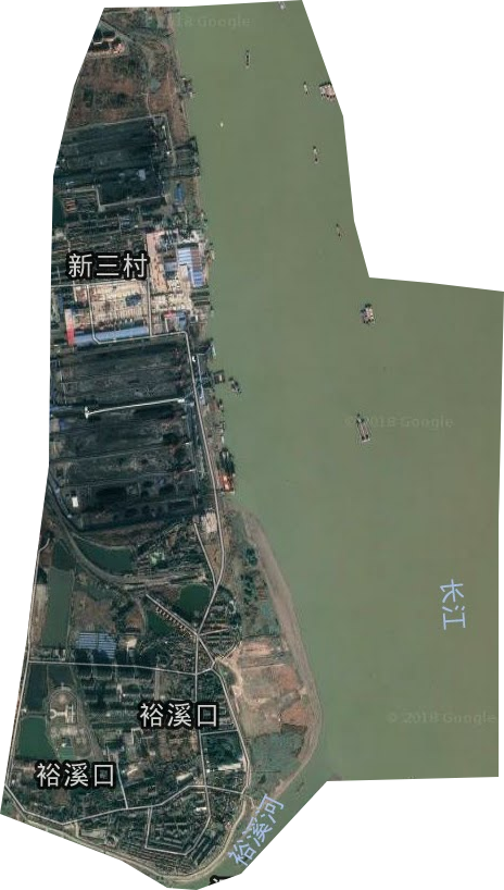 裕溪口街道衛(wèi)星圖
