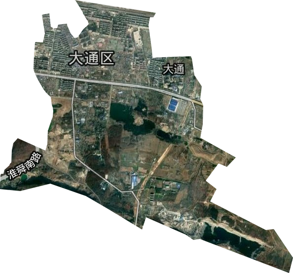 大通街道衛星圖