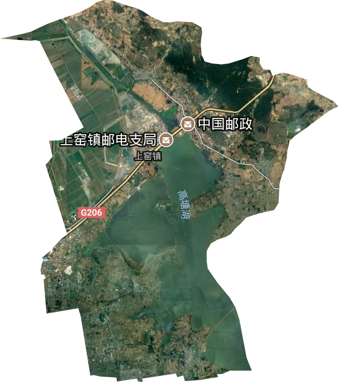 上窯鎮(zhèn)衛(wèi)星圖