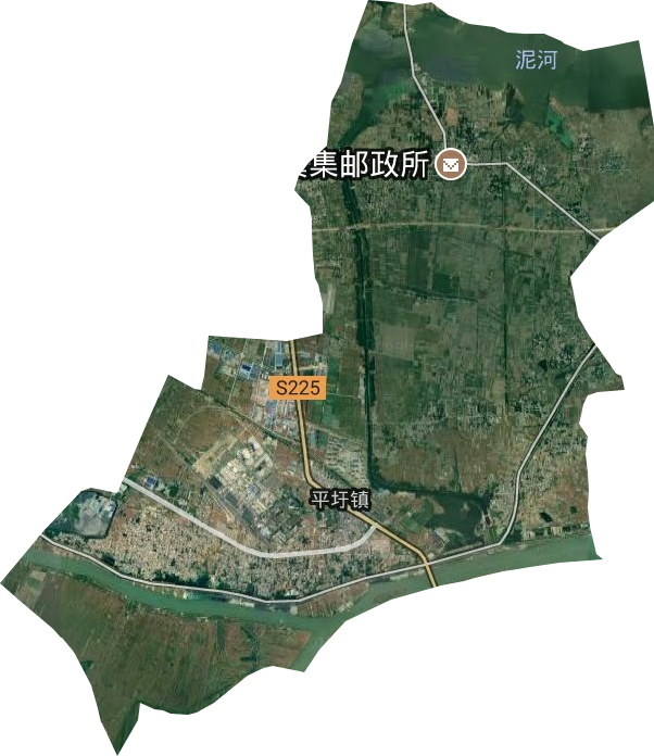 平圩鎮衛星圖