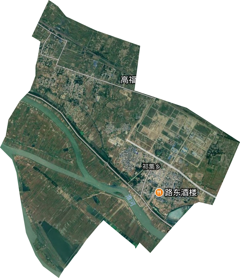 祁集鎮衛星圖