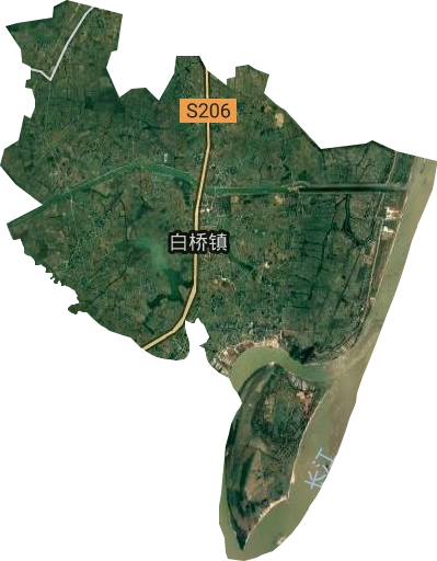 白橋鎮(zhèn)衛(wèi)星圖