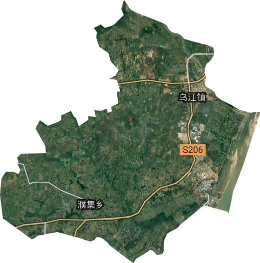 烏江鎮衛星圖