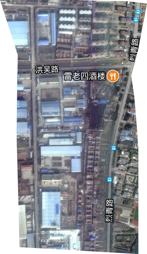 烈山區工業園衛星圖