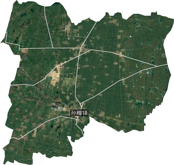 孫町鎮衛星圖
