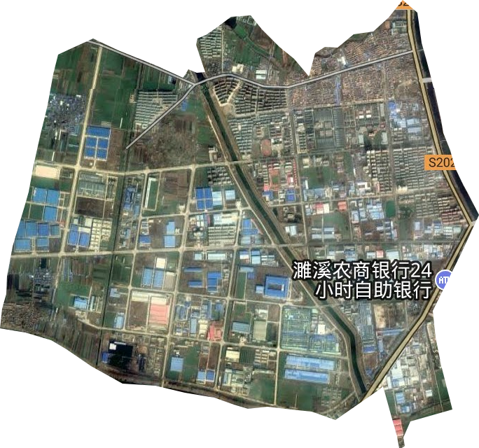 濉溪縣經濟開發區衛星圖