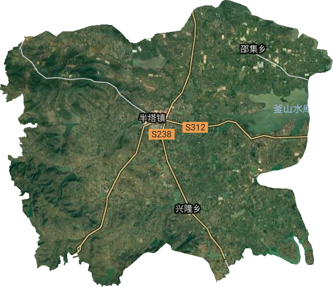 半塔鎮衛星圖